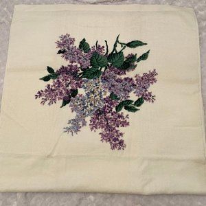 Lavender Flower Bath Towelsset Of 3 Nwot
